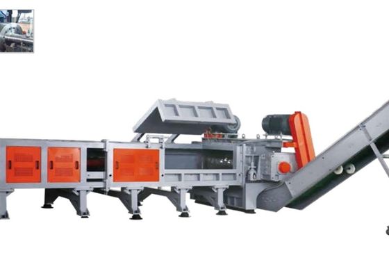 Machines en plastique de recyclage des déchets de défibreur simple léger d'axe