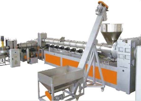 Plastique simple de vis pelletisant réutilisant la machine pour le plastique solide