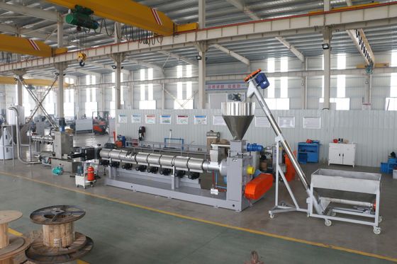 Flocons en plastique de déchets de PE de pp réutilisant l'eau Ring Cutting Pelletizing Line