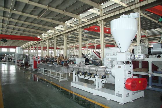 Machine simple réutilisée en plastique de pelletisation de vis d'animal familier d'ABS du pe pp