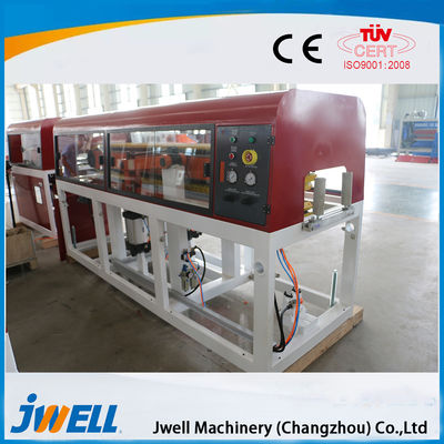Panneau de plancher extérieur d'intérieur de JWELL faisant la ligne d'extrusion de profil de PVC du PE WPC de machine