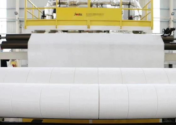 La vis simple matérielle pp de masque chaud de machines de JWELL fondent la chaîne de production non tissée soufflée