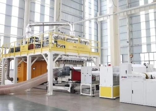 La vis simple matérielle pp de masque chaud de machines de JWELL fondent la chaîne de production non tissée soufflée