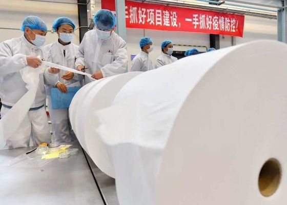La vis simple matérielle pp de masque chaud de machines de JWELL fondent la chaîne de production non tissée soufflée