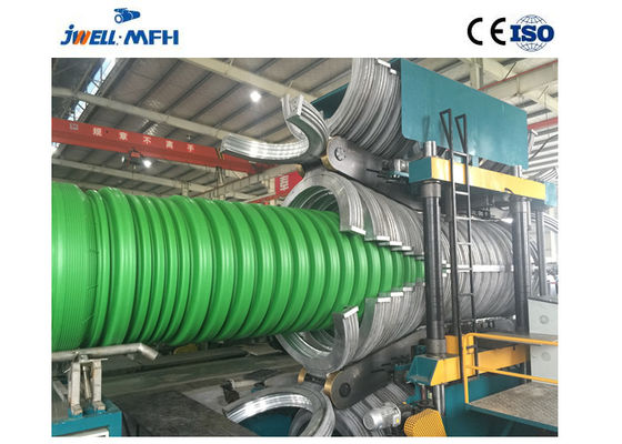 Le HDPE pp doublent la machine d'extrusion de tuyau de Dwc ridée par mur