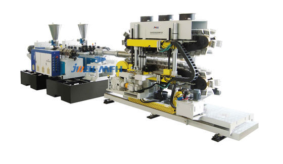 Machine ondulée de tuyau de mur de double du HDPE pp DWC de Siemens HMI