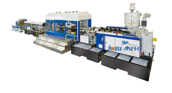 Machine ondulée de tuyau de mur de double du HDPE pp DWC de Siemens HMI