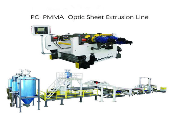 Ligne en plastique d'extrusion de feuille de plat d'ABS du PC GPPS de PMMA