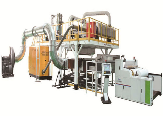Chaîne de production de textile tissé de l'extrusion pp MeltBlown de vis de JWELL un non