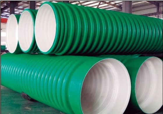 Machine ondulée d'extrusion de mur de double du refroidissement par l'eau DWC