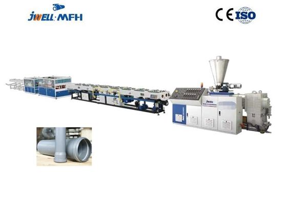 Machine jumelle d'extrusion de tuyau de boudineuse à vis de tuyau de PVC de JWELL 110mm