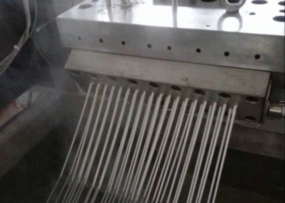 Machine simple réutilisée en plastique de pelletisation de vis d'animal familier d'ABS du pe pp