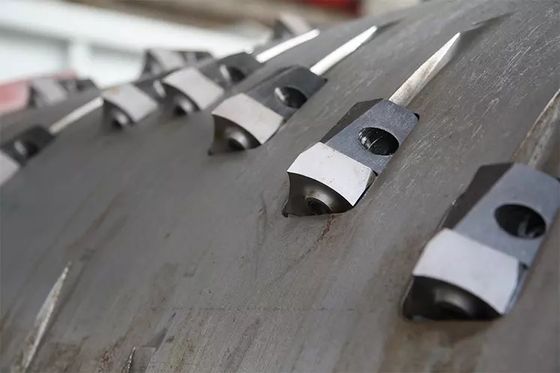 défibreur de réutilisation en plastique de PVC de HDPE de 1000kg H 30kw pour des déchets de plastique