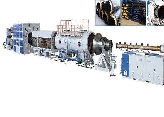 Tuyau d'isolation de PVC de PE de JWELL pp faisant à machine l'extrudeuse en plastique de tuyau
