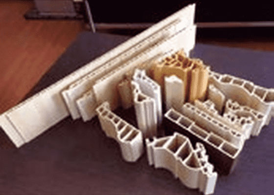 Panneau de mur se réunissant rapide de JWELL faisant la ligne d'extrusion de profil de PVC de machine
