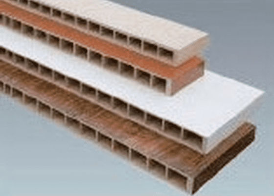 Machine creuse d'extrusion de profil de PVC de Wpc de porte en bois de JWELL