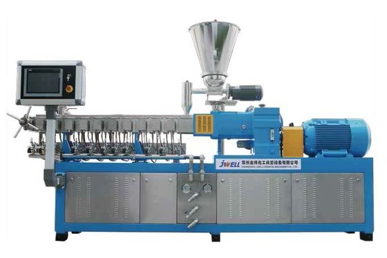 Machine de laboratoire de JWELL pour la boudineuse à vis jumelle de double vis d'essai
