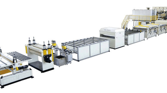 Panneau de nid d'abeilles de JWELL pp faisant des lignes d'extrusion de feuille de machine