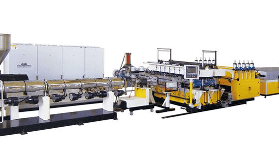 ligne en coupe d'extrusion de feuille de cavité du PE pp de plat de 350kg H