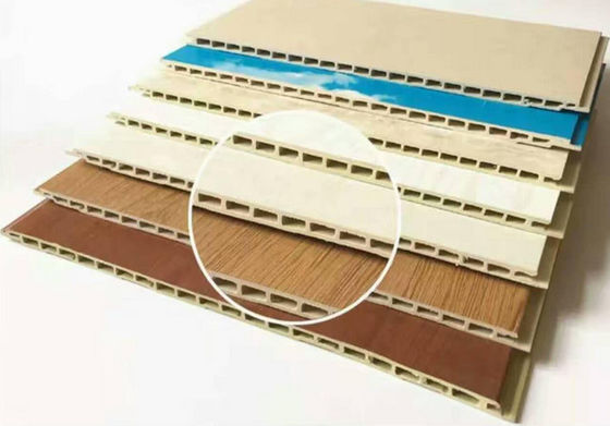 Ligne en plastique châssis d'extrusion de profil de panneau de mur de JWELL Wpc de fenêtre de PVC d'isolation thermique faisant la machine