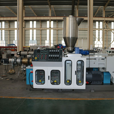 Machine jumelle conique de réutilisation en plastique de rebut de granulatoire de vis de PVC de machine de JWELL contre-