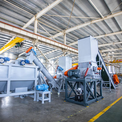L'ANIMAL FAMILIER en plastique de la CE 1000kg/H de machines de recyclage des déchets met écraser en bouteille la machine à laver