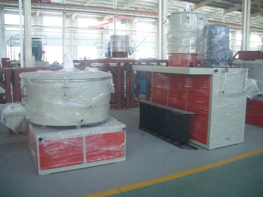 Couleur mélangeant le mélangeur en plastique de Turbo de poudre de PVC WPC