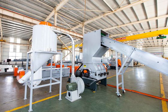 Tube de défibreur de tuyau de grand diamètre de PVC pp de HDPE déchiquetant écrasant la machine