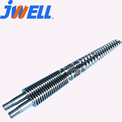 Baril conique jumeau de vis de parallèle de vis de vis simple d'extrudeuse