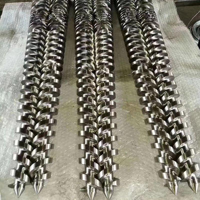 Baril conique jumeau de vis de parallèle de vis de vis simple d'extrudeuse